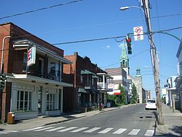 Centrum van Saint Jean sur Richelieu