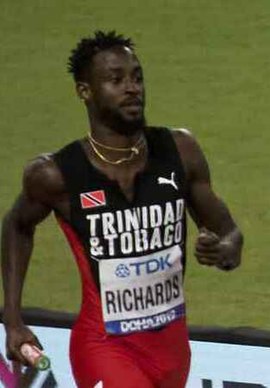 Jereem Richards bei der Leichtathletik-WM 2019 in Doha