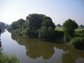 Dniester river near Rozvadiv, Mykolaiv district, western Ukraine.