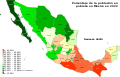 Estados de México por nivel de pobreza (2022).