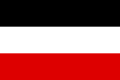 Bandeira do Imperio Alemán, do 24 de abril de 1884 ó 9 de xullo de 1915.