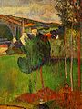 Paul Gauguin : Vue sur Pont-Aven prise de Lézaven (1888)