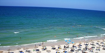 Playa de Hammamet (Túnez)