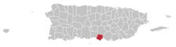 Localização de Santa Isabel em Porto Rico