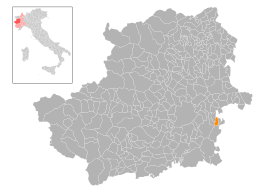 Arignano – Mappa