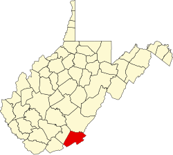 Desedhans Monroe County yn West Virginia