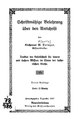 Schriftmäßige Belehrung über den Antichrist