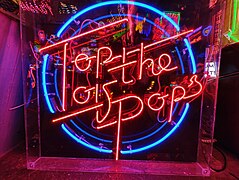 Neon sign, Top of the Pops logo.jpg