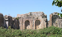 Roman brick and stone ruins