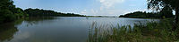 Čeština: Novohaklovský rybník u vsi Haklovy Dvory, okres České Budějovice. English: Novohaklovský pond at the village of Haklovy Dvory, České Budějovice District, Czech Republic.