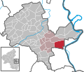 Lage von Osthofen