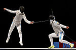 Thumbnail for File:Semi-final Avola v Baldini Challenge International de Paris 2013 ts181538.jpg