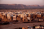 The high-rise architectures at Shibam.