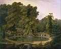 Sezincote : temple, fontaine et grotte par Thomas Daniell (1819)