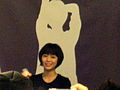 Utada at a listening party hosted at a Sephora store in Hollywood, 2009