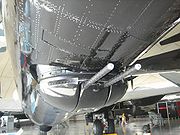 B-29爆撃機の油圧遠隔操作式胴体下面機銃塔