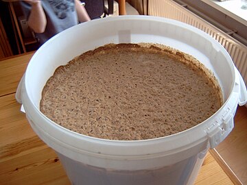 A bucket of wort