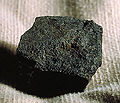 Fotografia d'un tròç de carbon de tèrra
