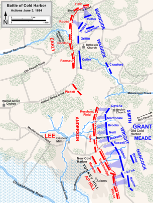 Día decisivo (3 de junio de 1864)      Confederación     Unión