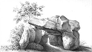 Der 1811 zerstörte Dolmen von Balbigny