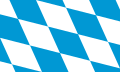 Freistaat Bayerns flagga.