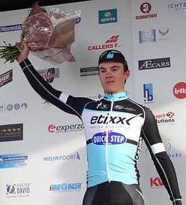 Yves Lampaert remporte la 1re étape des Trois jours de Flandre-Occidentale 2015.