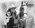 Lynne Roberts and Roy Rogers in Billy the Kid Returns, 1938