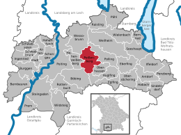 Peißenberg – Mappa