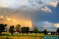 Rainbow somewhere in the Poland