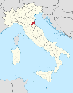Ravennate - Localizzazione