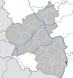 Läget för Speyer i Rheinland-Pfalz