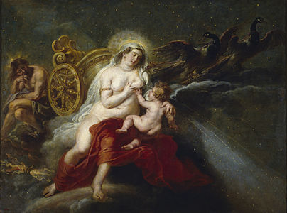 La nasko de la Lakta Vojo, 1636-1637, Madrido, Muzeo Prado