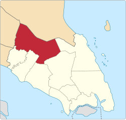 Location of Segamat District in Johor