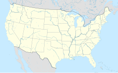 Mapa konturowa Stanów Zjednoczonych, u góry znajduje się punkt z opisem „New Market”