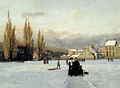 Le Champ-de-Mars en hiver, 1892.