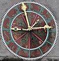 16th-century mechanical clock + calendar, using the symbols of the eponymous planets for the days of the week.