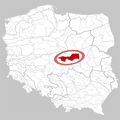 Mezoregion 318.72 Łowicz-Błonie-Ebene