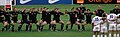 The All Blacks perform a haka before a match against France national rugby union teamin 2006