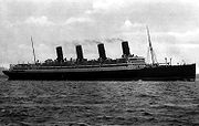 RMS Aquitania as built in 1914.