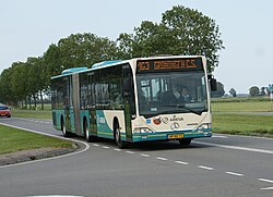 Een Citaro GÜ van Arriva op lijn 163. Inmiddels wordt deze lijn gereden door Qbuzz.