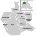 Die Ortsteile im Bezirk Reinickendorf von Berlin