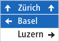 337 Wegweiser in Tabellenform (alt)