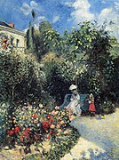 El jardín en Pontoise 1877