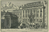 Palác Kinských, Vídeň, asi 1750