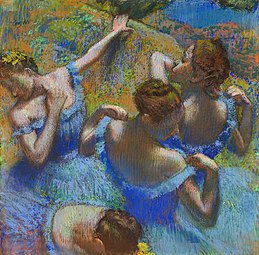 Dansere i blåt, 1897