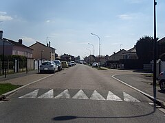 Entrée de Fontenay-Trésigny avenue Général Leclerc depuis Marles-en-Brie.