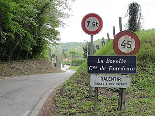 Entrée du hameau de la Bovette.