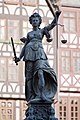 Justitia i Frankfurt, Tyskland.