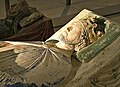 Portret Ryszarda Lwie Serce - fragment nagrobka w opactwie w Fontevraud