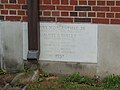 Hawkinsville Post Office corner stone